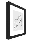 The Woman Wandbild gerahmt - vamorel
