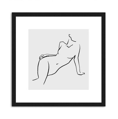 The Woman Wandbild gerahmt - vamorel