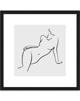 The Woman Wandbild gerahmt - vamorel